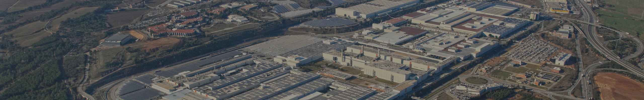 Aerial view of the SEAT factory