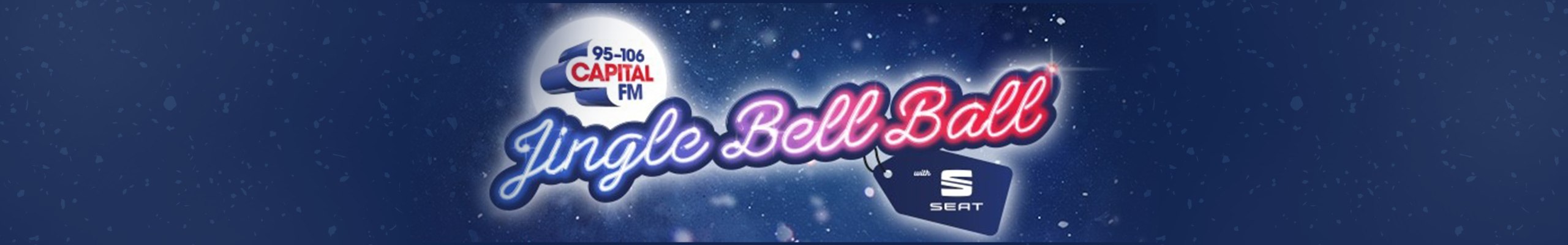 SEAT logo and jingle bell ball logo