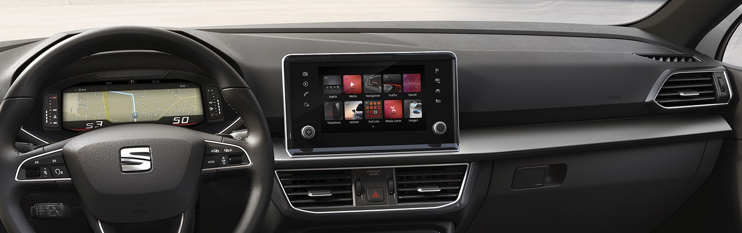 enjoy the connectivity technology of our cars seat
