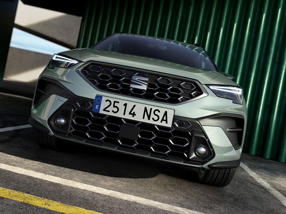 close up of the front bumper details from the SEAT Arona 2025