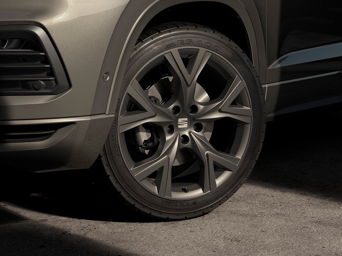 cosmo grey 19-inch alloy wheels for seat ateca