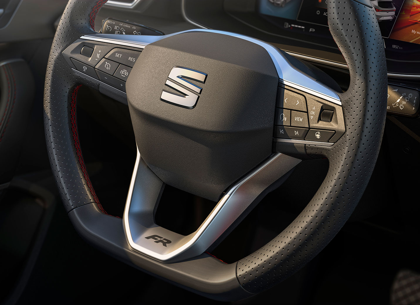 New SEAT Leon EstateLeather Sports Steering Wheel