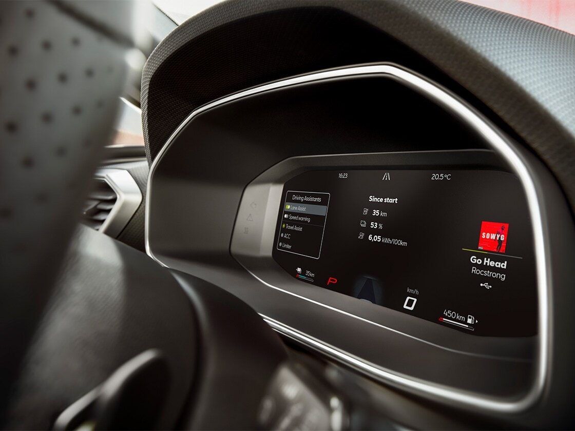 SEAT Leon Estate 2025 charging port, feature of the plug-in hybrid car which complements the regenerative braking system.