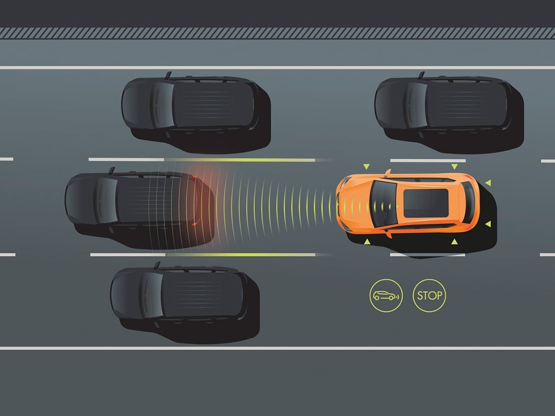 The seat leon sportstourer’s safe driving pack xl, combining adaptive cruise control, high beam assist and traffic sign recognition with lane keeping technology for added safety when the car is in motion.
