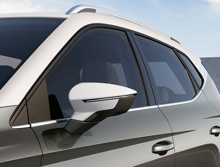 A SEAT Arona XPERIENCE side mirror and door handles