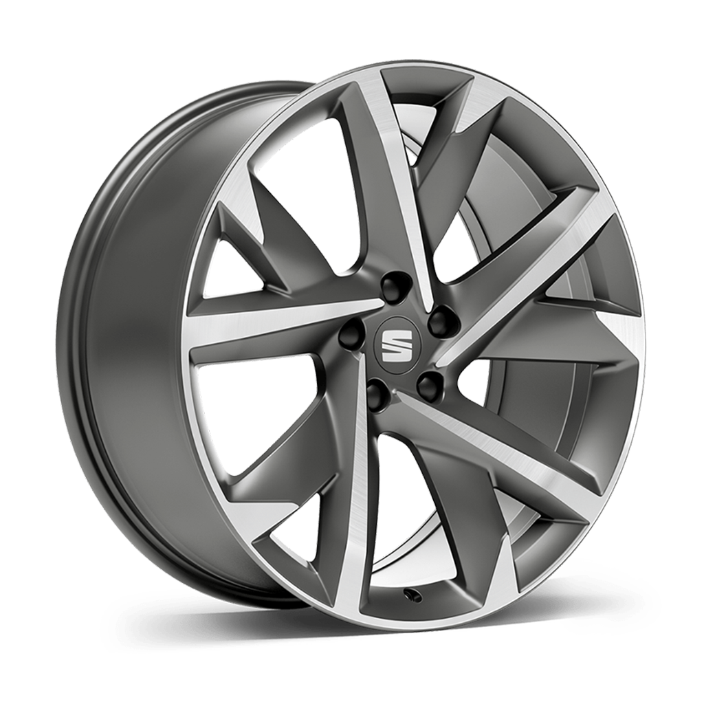 20" 'Cosmo' Grey machined alloys wheels