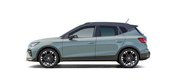 Side view of a grey New SEAT Arona