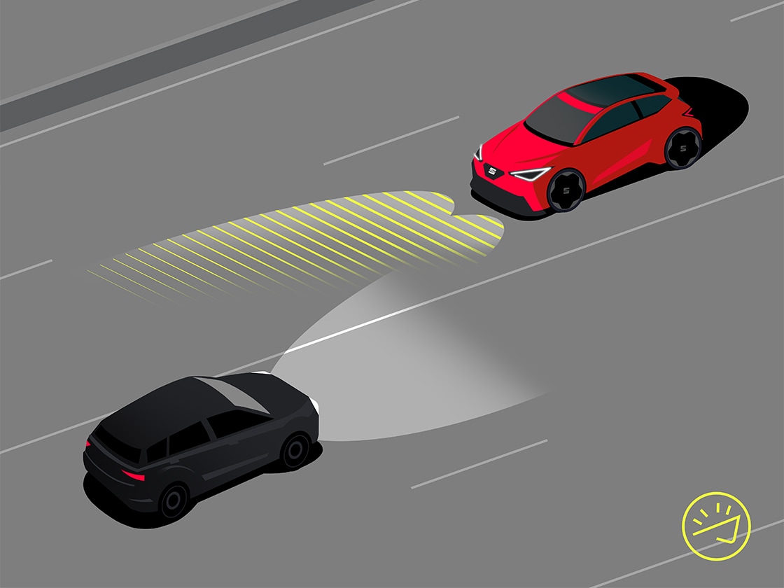 SEAT Ibiza high beam assist 