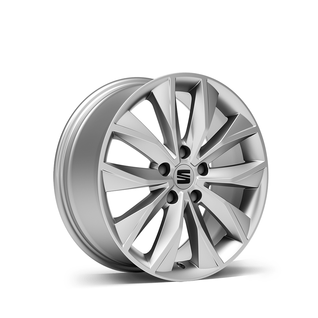 17" 'Brilliant Silver' alloy wheels
