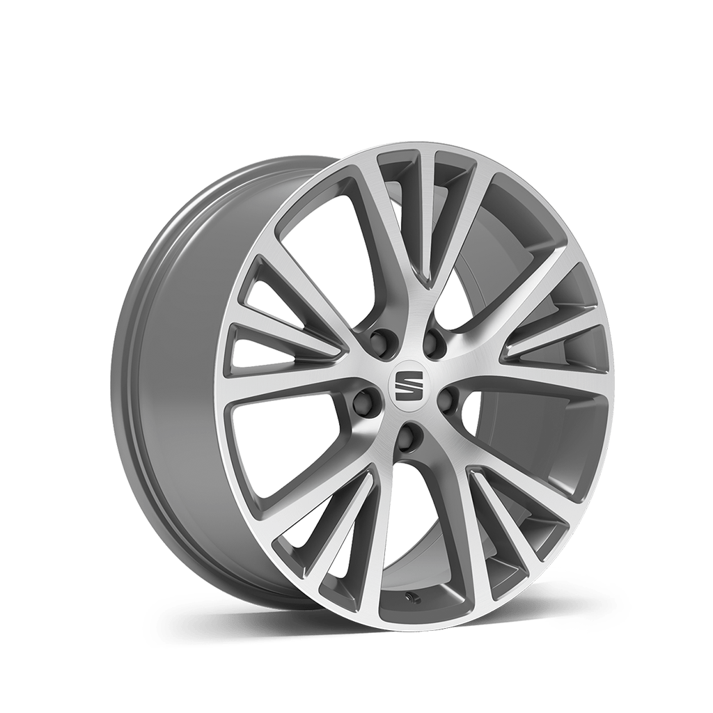 19" 'Exclusive' machined alloy wheels in Nuclear Grey FOR SEAT Ateca XPERIENCE Lux