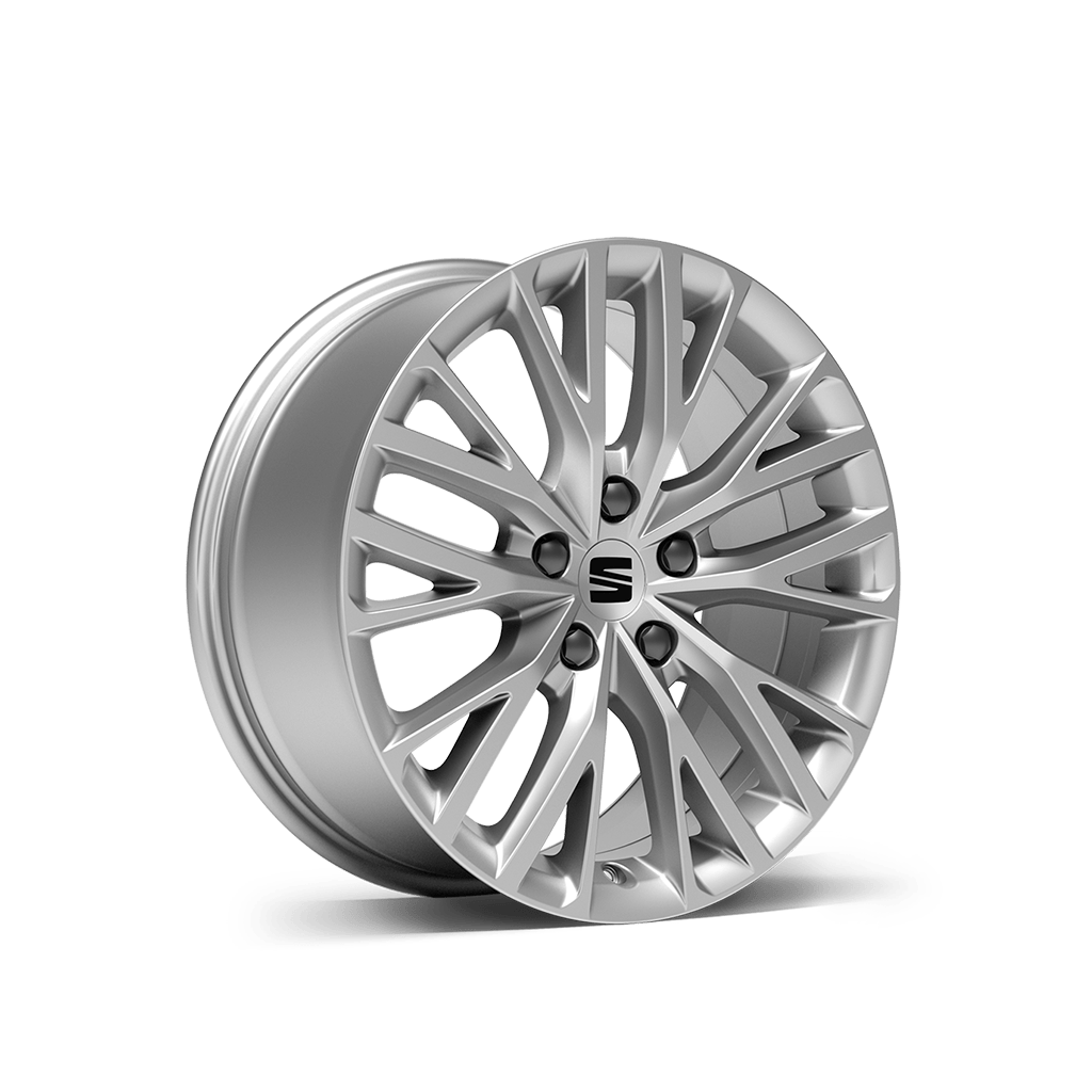 Dynamic 17″ Brilliant Silver Alloy Wheels
