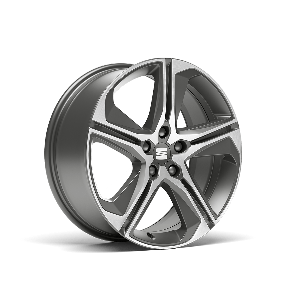 Performance 18″ Cosmo Grey Machined Alloy Wheels