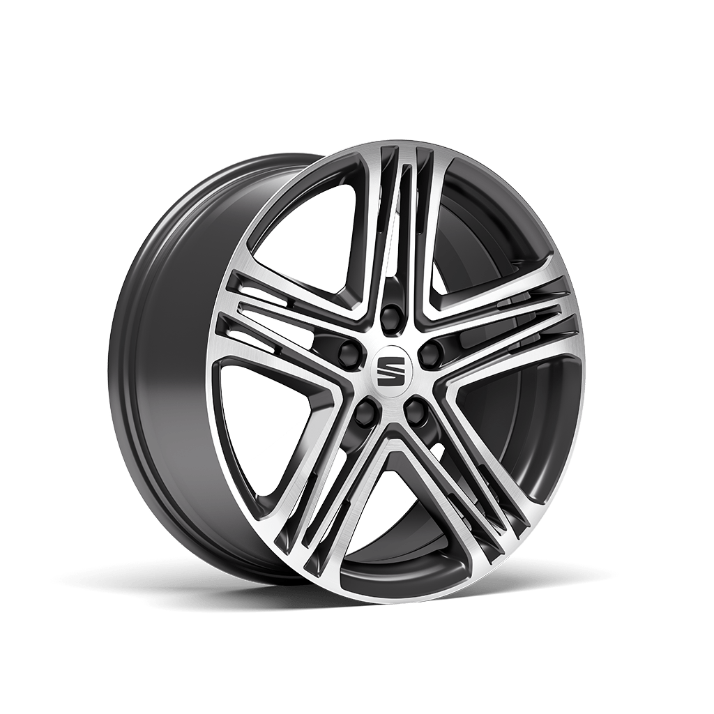 Performance 18″ Nuclear Grey Machined Alloy Wheels